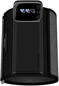 Garmin IndexTM BPM, Smart Blood Pressure Monitor, FDA-Cleared Medical Device, Easy-to-Use with Built-in Display Adjustable
