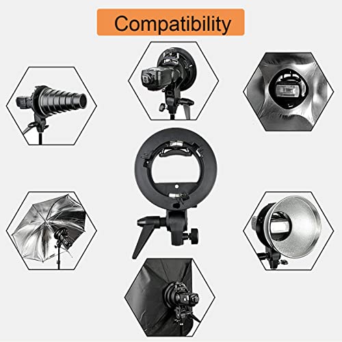 Soporte tipo S Bowens Godox, ideal para fotografía de retrato con softbox 5