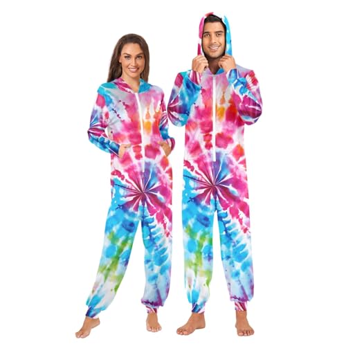 Pijama de Navidad tipo overol con capucha para el hogar 4