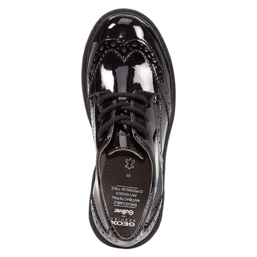 Geox Mädchen J Casey Girl N Schuhe, Schwarz, 40 EU