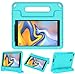 BMOUO Kids Case for Samsung Galaxy Tab A 8.0 2018 SM-T387, Shockproof Light Weight Protective Handle Stand Kids Case for Galaxy Tab A 8.0 Inch 2018 Release SM-T387 - Turquoise