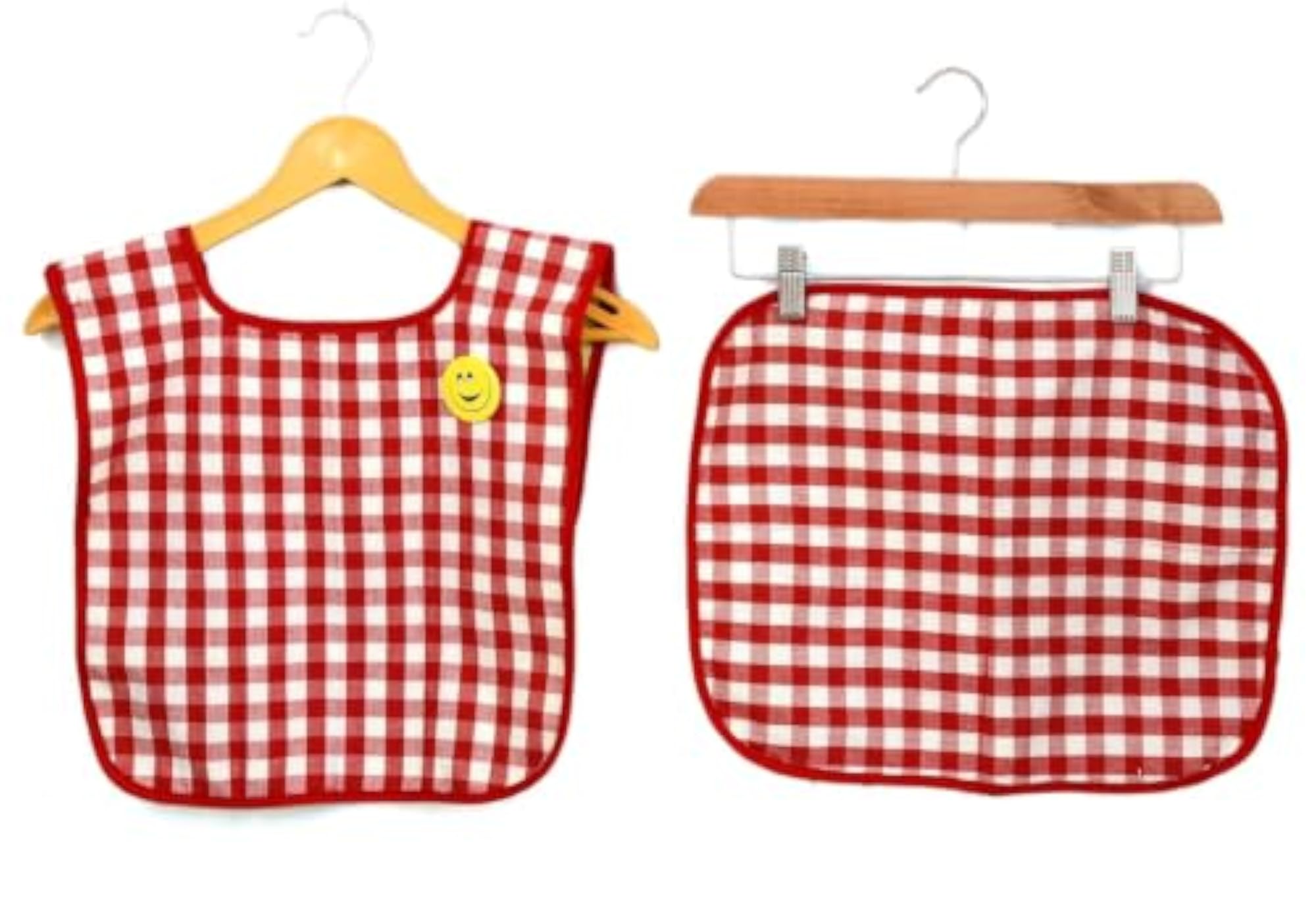 Waterproof Cotton Kids Apron with Food Mat