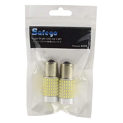 Safego 2x Lampadine LED 1156 BA15S 144SMD 3014 per...