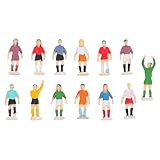 GETAJGHSD スケールミニサッカー選手フィギュア 卓上飾り用リアル模型 高精細塗装 屋内装飾向けデスクトップシミュレーションキャラクター