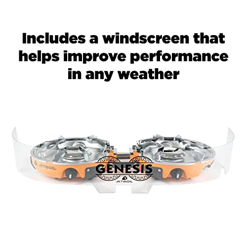 Jetboil Genesis Basecamp Camping Stove + Cookware, Orange - Image 9