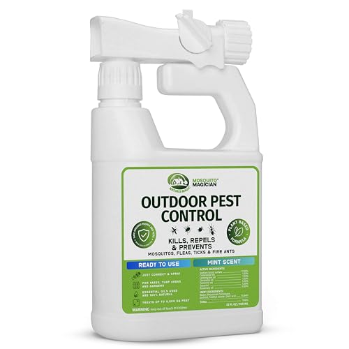 Mosquito Magician Ready to Use Hose Sprayer - Holds 32 Fl Oz of Liquid -...