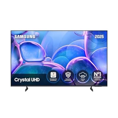 Samsung TV 50 Pulgadas Crystal UHD U7025F 4K Smart TV  Colores increíbles con Crystal Processor 4K  Escucha Todos los Altavoces con Q-Symphony  Datos protegidos Knox Security y Gaming Hub