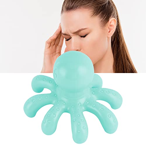 Massageador de cabeça de garra de polvo, massageador de cabeça de polvo, portátil, ergonômico, versá