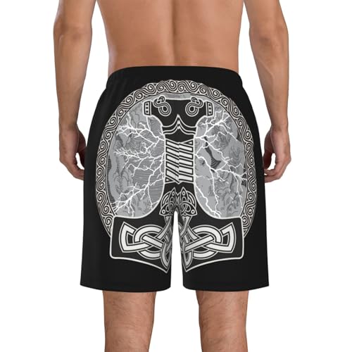 Pineapple Men'S Swim Shorts Beach Trunks Quick Dry Hawaiian Swimming Shorts with Pockets3