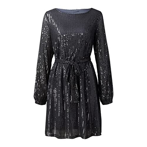 Robe de soirée longue à sequins pour dissimuler les imperfections - 3