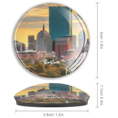 Imanes de nevera de Boston para decorar tu cocina con fotos y notas 4