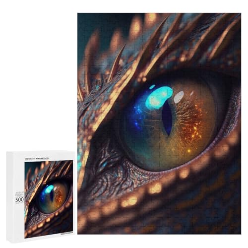 Puzzles pour adolescents oeil de dragon 500 pcs l'idee cadeau d'anniversaire en famille