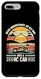 Installation facile Coque pour iPhone 7 Plus/8 Plus Never Underestimate An Old Man With A RC Car Remote Control