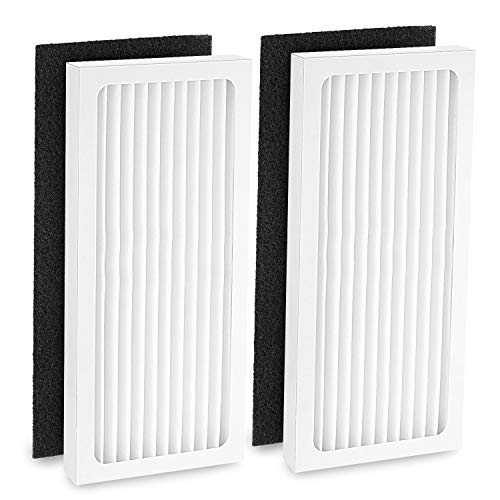 Cabiclean 2 HEPA with 2 Carbon Filter Compatible with Hamilton Beach 04383 Air