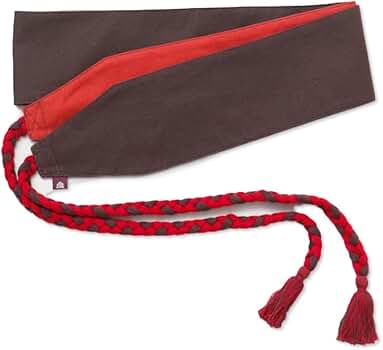 Amazon | リバーシブル 結び 帯ベルト 日本製 綿麻 飾りベルト メンズ