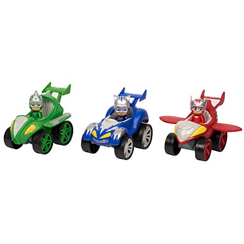 PJ Masks Power Racers Vehicles, Articulated Owlette Figure and Owl Glider, Red PJ Mask, Kids Toys for Ages 3 Up by Just Play - Thumbnail 6
