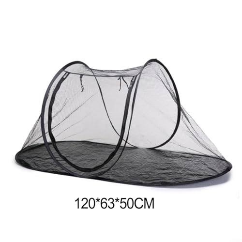 ComfyHarbor Tragbares faltbares Haustier- Laufstall, Outdoor- Netzzelt, für Hunde und Katzen, atmungsaktives Nylon- Gehege, mit PE- Unterseite, Reisebox, für Camping, Hinterhof, Innenbereich-7