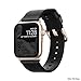 NOMAD Modern Band (Slim) for Apple Watch 40mm/38mm | Black Horween Leather | Gold Hardware