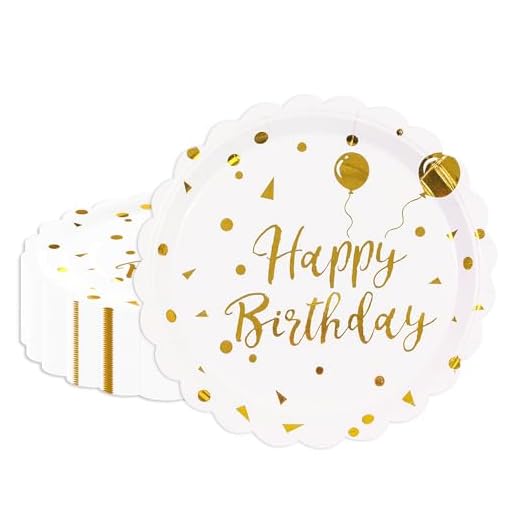 HFBOBP Lot de 50 assiettes de fête en feuille d'or, blanches avec impression dorée Vaisselle de fête à pois pour le dîner, le dessert, les mariages, les anniversaires (Blanc)