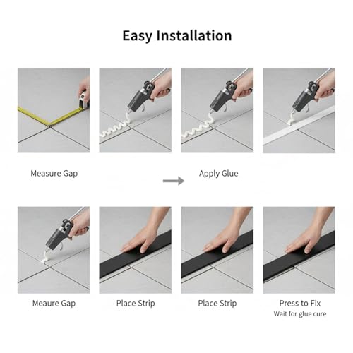Tira de aluminio de 90 cm para conectar el suelo de la cocina con el salón 6