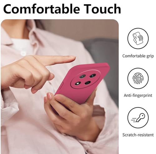 Coque Honor Magic 7 Lite antichoc mince protection rouge - 5