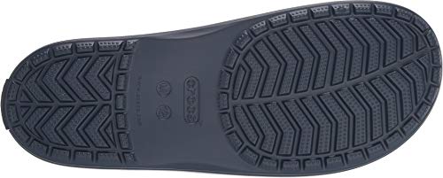CROCS Crocband Iii Slide - Navy/White - M12 , 205733-462-M12, Unisex Adult , Navy/White , M12