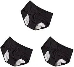 Kit 3 Calcinhas Absorventes Dulasi: Conforto e segurança para o dia todo! Proteção contra vazamentos e odores. Ideal para incontinência. Compre já