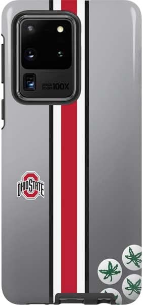 Skinit Pro Phone Case Compatible with Galaxy S20 Ultra 5G - Officially Licensed Ohio State University OSU Black Design
