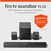 Presentamos Amazon Fire TV Soundbar Plus con subwoofer y altavoces de sonido envolvente con plan de protección de 2 años 2