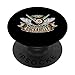 Rockabilly Vintage Biliardo 8 Palla Otto Bastone Da Biliardo PopSockets PopGrip: Impugnatura per Telefoni Cellulari e Tablet Intercambiabile