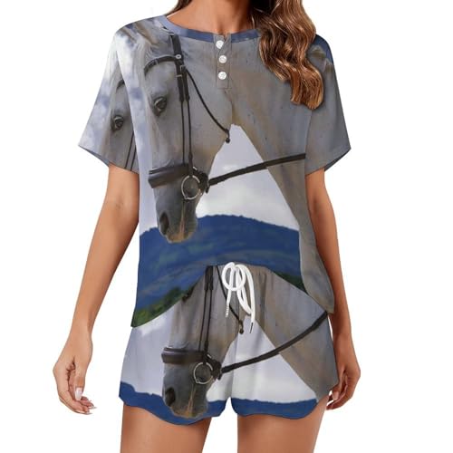 Sleepwear été Cheval Blanc contre la chaleur nocturne