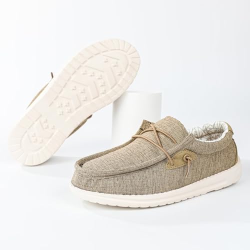 Image of Boys & Girls Slip-on Casual Loafer Kids Canvas Sneakers Toddler Walking Shoes Comfortable & Lightweight (Toddler /Little Kid)