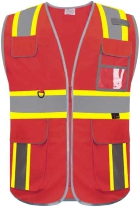 Safety Vest, Reflective Safety Vest Sanitation Traffic Luminous Cycling Reflective Safety Vest