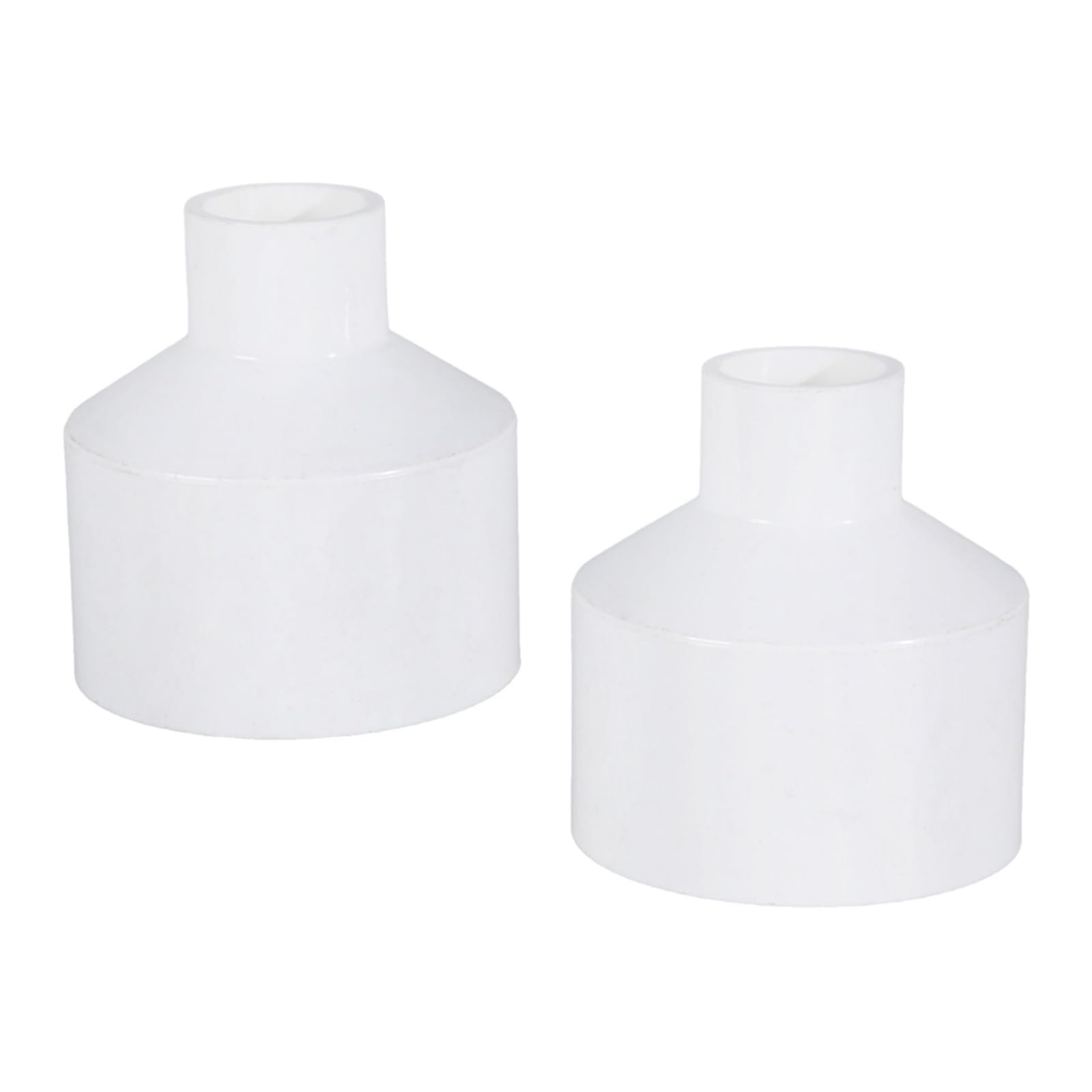 oringnat PVC Duct Fan Reducers Nozzle Concentrator for 50mm Ventilation, Adaptable Inner Diameter