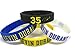SportsBraceletsPro Wristband Kid 6.7" Size Bracelets (KD (Kid 6.7") Set)