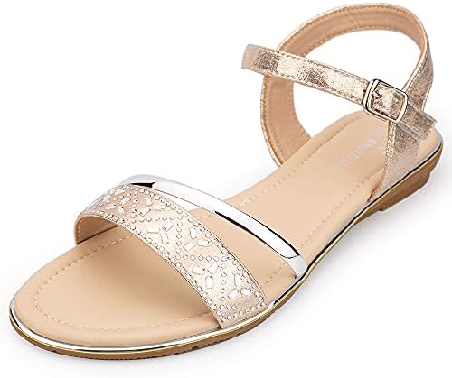 ankle strap flat sandals amazon
