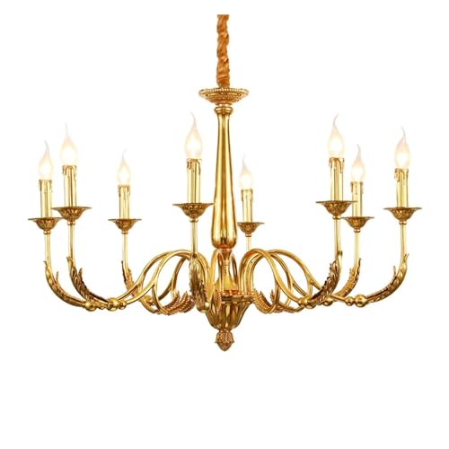 Ceiling Chandelier, t`NVbN^JrO[VfAV-intage[bpBX^fB[xbh[v_CjO[VfAy_g(8lights D85 H53cm)