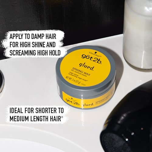 got2b glued spiking hair wax fierce holding power 2 oz