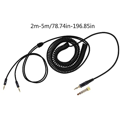 Cable para auriculares de alta potencia con diseño en espiral miniatura 5
