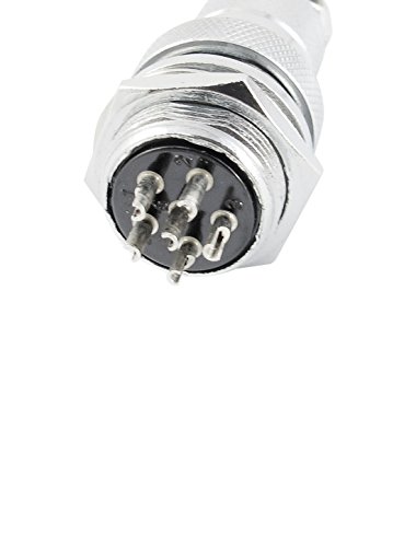 Conector de aviación Aexit GX20-6 6 pines metal miniatura 3