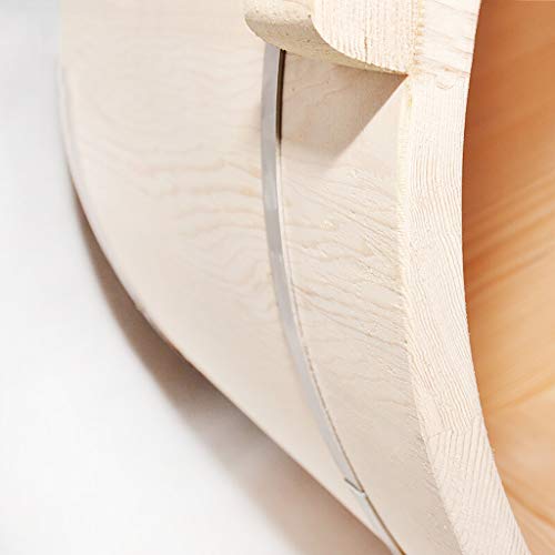 Baño de pies de madera para pedicura 30cm miniatura 6