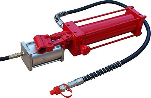 Bild 2 - Carmax Werkstattpresse Satz 20T Hydraulikpumpe Druckluft Hydraulikzylinder Manometer