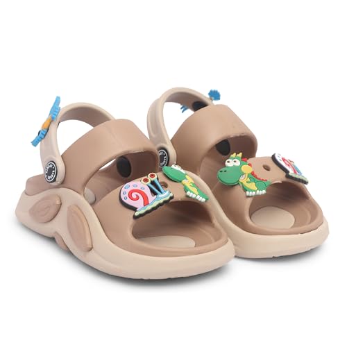 Image of Kids Cartoon Character Sports Sandals Lightweight Soft Sole Slip-On Sandals with Adjustable Back Strap for Boys & Girls