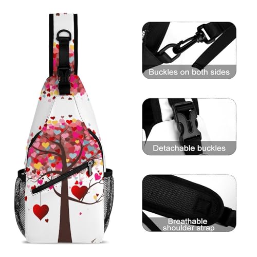 Bolso Crossbody Casual Deportivo para Senderismo Unisex miniatura 3