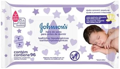 Johnson's Baby Lenços Umedecidos Hora Do Sono,96un
