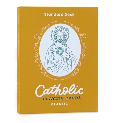 Baraja Católica de 54 Cartas con Caja Magnética
