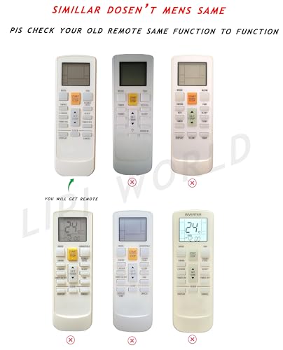 Image of Lipiworld 231E AC Remote Control (Old Exactly Same Will Only Work) Compatible for Esaplling AC Remote