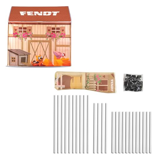 Fendt Spielzelt Bauernhof - Offiziell lizenziert, Indoor geeignet, Zelt mit Türöffnung, einfache Montage durch zusammensteckbare Elemente, platzsparend demontierbar