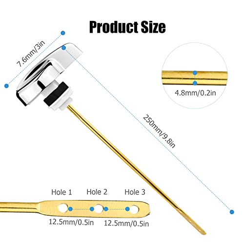 Toto Toilet Handle Replacement Parts, Toilet Tank Flush Lever For Toto Thu004-Cp Trip Lvr For St701Cst854884 For Toto St701, Cst853, Cst854, Cst884, Cst604Cef, Cst614Cef Flush Handle #TOP6