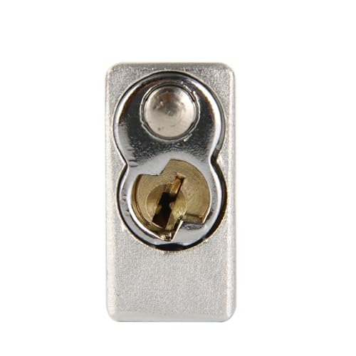Image of SEPOX Ultra-Durable & Anti-Rust Outdoor Sliver Aluminum Padlock - 38mm 1-1 /2 inch with Long Shackle & 3 Big Different Keys Ideal for Gate, Storage, Locker, Fence and Lock-Out